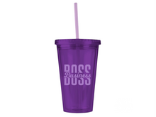Load image into Gallery viewer, Boss Tumbler Cup With Straw
