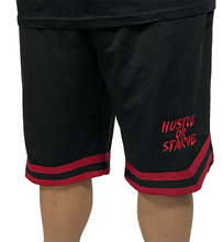Load image into Gallery viewer, “Hustle or Starve” Mesh Shorts